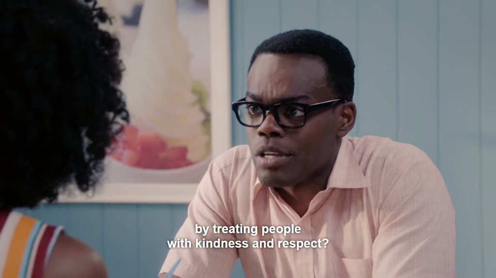 The Good Place Out of Context tweet media