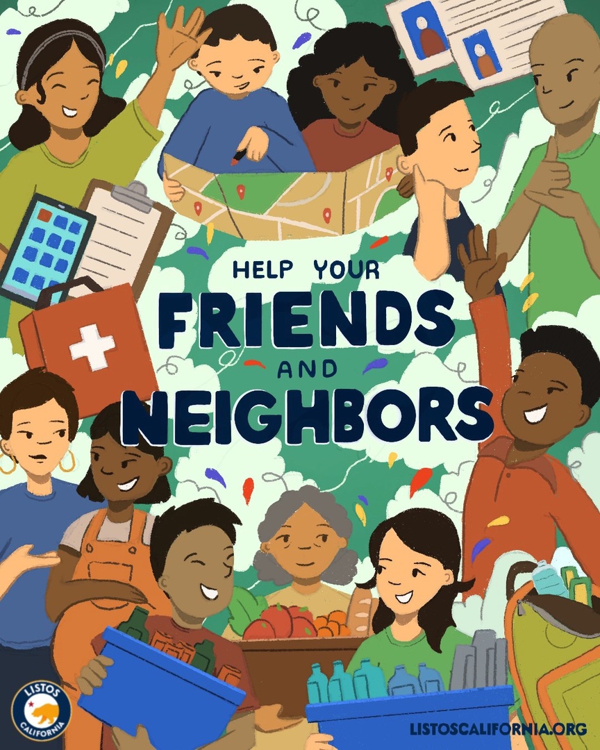 Cal_HHS's tweet image. Artist Thao-Vy Nguyen encourages us all to help our communities when preparing for disasters.

Taking small steps today can help your family, friends &amp;amp; neighbors when disaster strikes! 📲 listoscalifornia.org