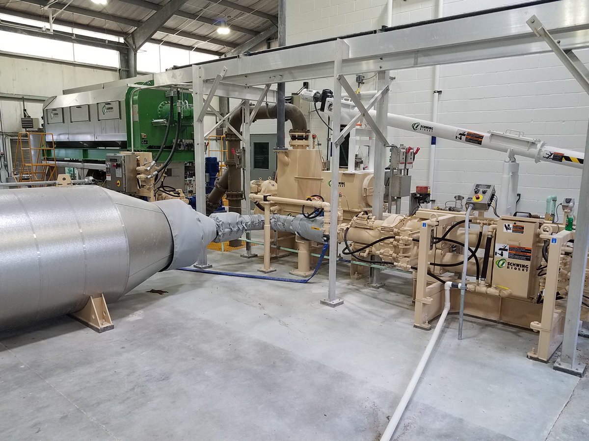 #SchwingBioset's enclosed #BiosetProcess controls dust and odors, and produces a #ClassAABiosolids end product that is highly suitable for land application or landfill cover. Discover more here: schwingbioset.com/municipal-prod…