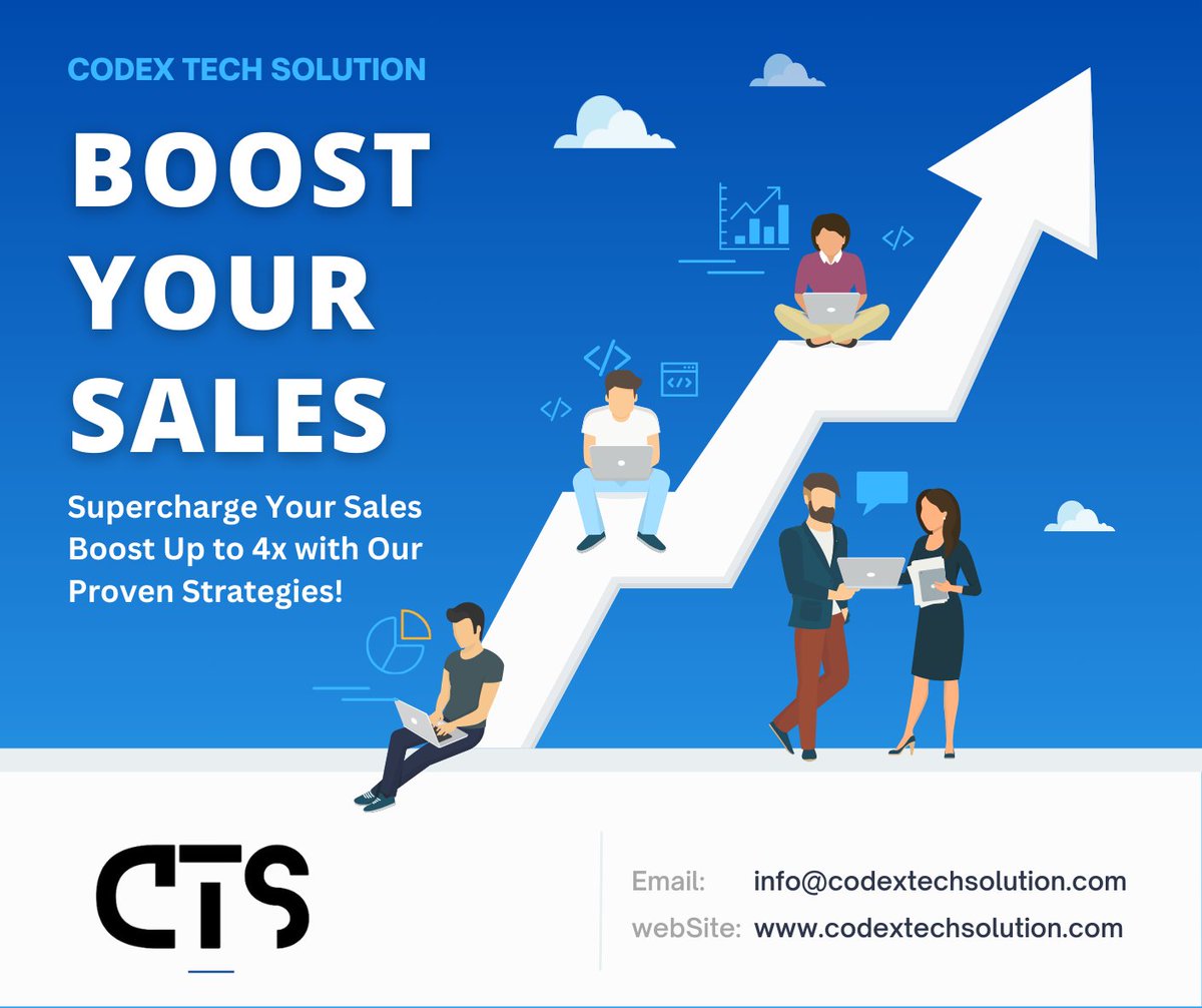 codextechsol's tweet image. 🚀 Ready to skyrocket your sales?  Don’t miss out—let’s transform your business today! 💼💥

𝘾𝙤𝙣𝙩𝙖𝙘𝙩 𝙐𝙨 
𝙞𝙣𝙛𝙤@𝙘𝙤𝙙𝙚𝙭𝙩𝙚𝙘𝙝𝙨𝙤𝙡𝙪𝙩𝙞𝙤𝙣.𝙘𝙤𝙢

#marketing #digitalmarketing #websitedevelopment #graphicdesigning #techcompany #techagency #codextechsolution