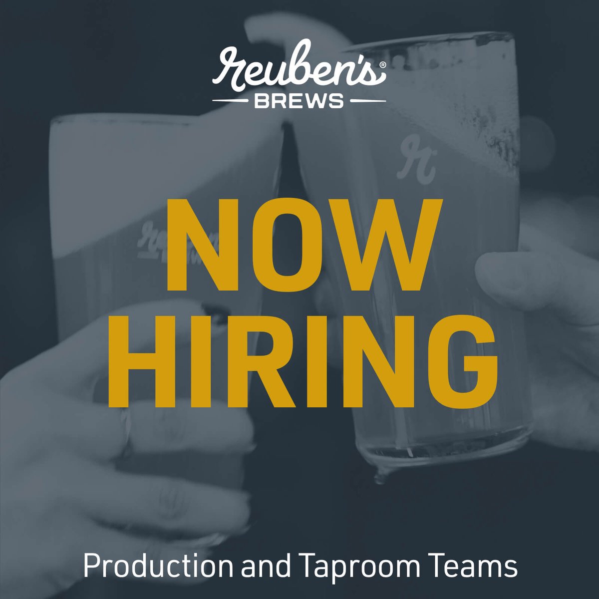 We're looking for confident leaders, team players, creative thinkers, and empathetic individuals. Apply today! reubensbrews.com/careers/
