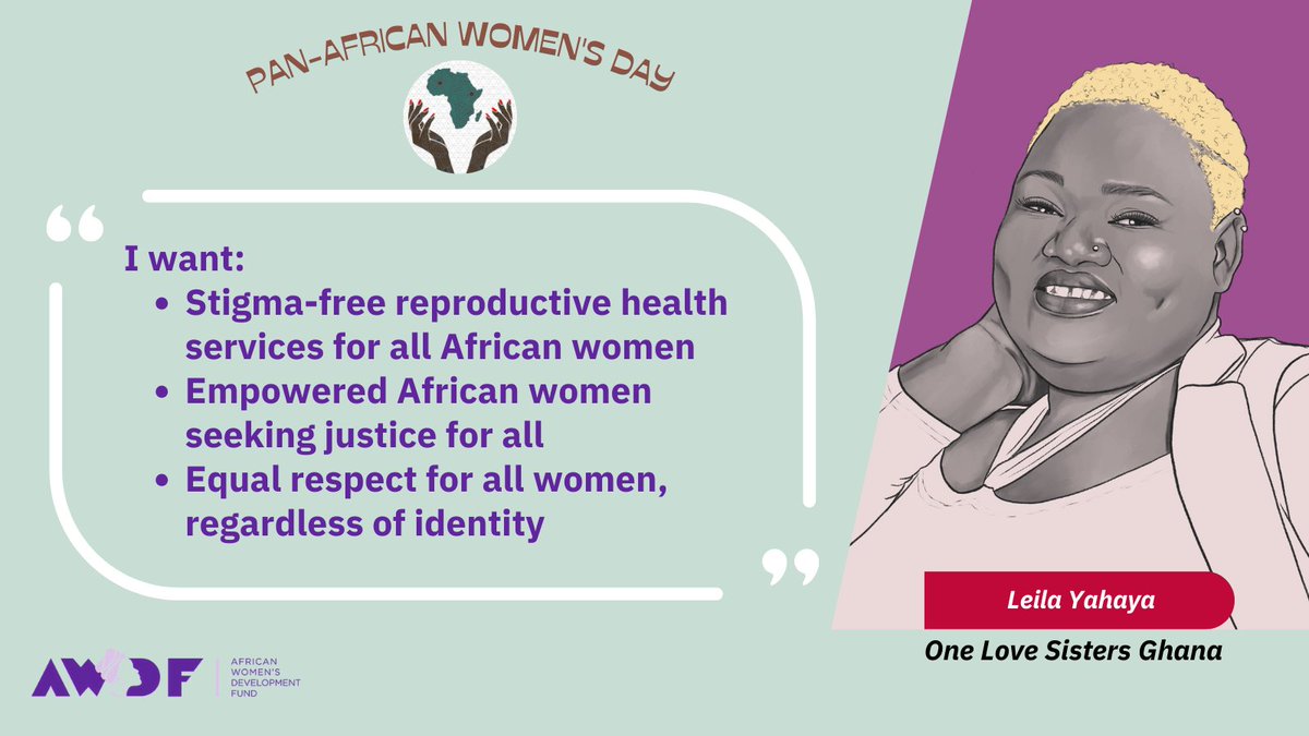 Le Média Féministe Africain/African Feminist Media (@mediafeministe) on Twitter photo À l'occasion de la Journée Internationale de la Femme Africaine, le réseau <a href="/awdf01/">African Women's Development Fund</a> met en avant des voix de féministes qui partagent leurs aspirations pour un avenir meilleur en faveur des femmes & filles africaines⤵️🌍 #JournéeInternationaleDeLaFemmeAfricaine #JIFA À l'occasion de la Journée Internationale de la Femme Africaine, le réseau <a href="/awdf01/">African Women's Development Fund</a> met en avant des voix de féministes qui partagent leurs aspirations pour un avenir meilleur en faveur des femmes & filles africaines⤵️🌍 #JournéeInternationaleDeLaFemmeAfricaine #JIFA