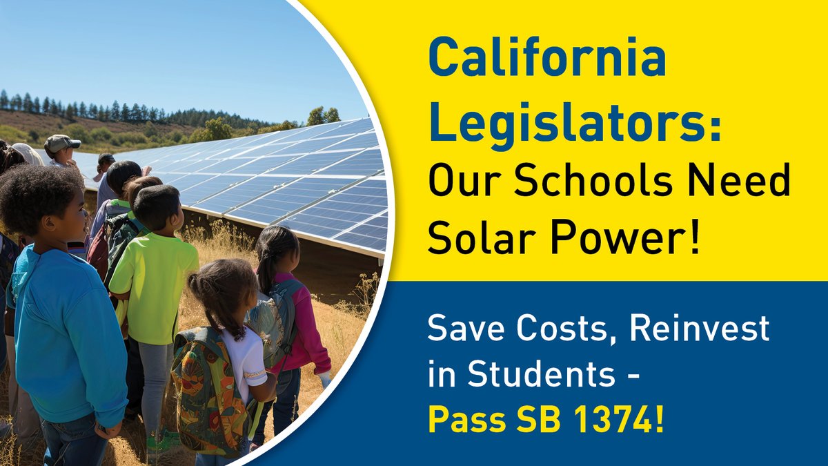 California Solar & Storage Association (@calssa_org) on Twitter photo .<a href="/SenJoshBecker/">Senator Josh Becker</a>'s #SB1374 will help tackle unfair solar rules hurting schools, apartments, farms & churches. #CALeg, promote equal solar access! #PassSB1374 .<a href="/SenJoshBecker/">Senator Josh Becker</a>'s #SB1374 will help tackle unfair solar rules hurting schools, apartments, farms & churches. #CALeg, promote equal solar access! #PassSB1374