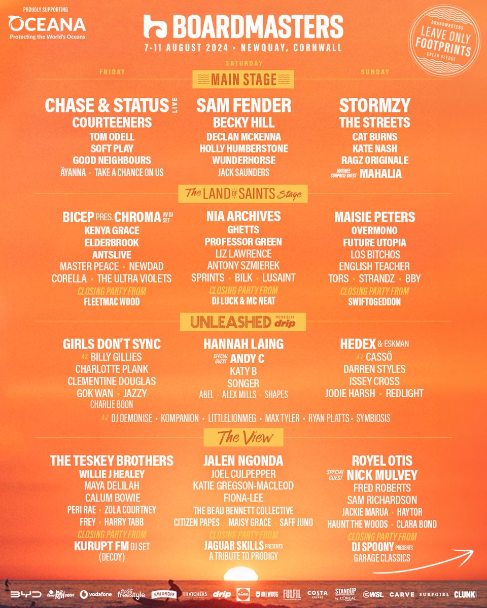 The Ultra Violets (@the_uvs_) on Twitter photo ๐ ๐ BOARDMASTERS FESTIVAL 2024 ๐ ๐
SURPRISE!! Weโre back at our favourite place in the world and this time weโre on one of the big boy stages ๐๐ป
Catch us opening the Land Of Saints stage friday 9th August. Be there x ๐๐ผโโ๏ธ
๐ท nicholasodonnell
<a href="/boardmasters/">Boardmasters</a> <a href="/ajm_mgmt/">AJM MGMT LTD</a> ๐ ๐ BOARDMASTERS FESTIVAL 2024 ๐ ๐
SURPRISE!! Weโre back at our favourite place in the world and this time weโre on one of the big boy stages ๐๐ป
Catch us opening the Land Of Saints stage friday 9th August. Be there x ๐๐ผโโ๏ธ
๐ท nicholasodonnell
<a href="/boardmasters/">Boardmasters</a> <a href="/ajm_mgmt/">AJM MGMT LTD</a>