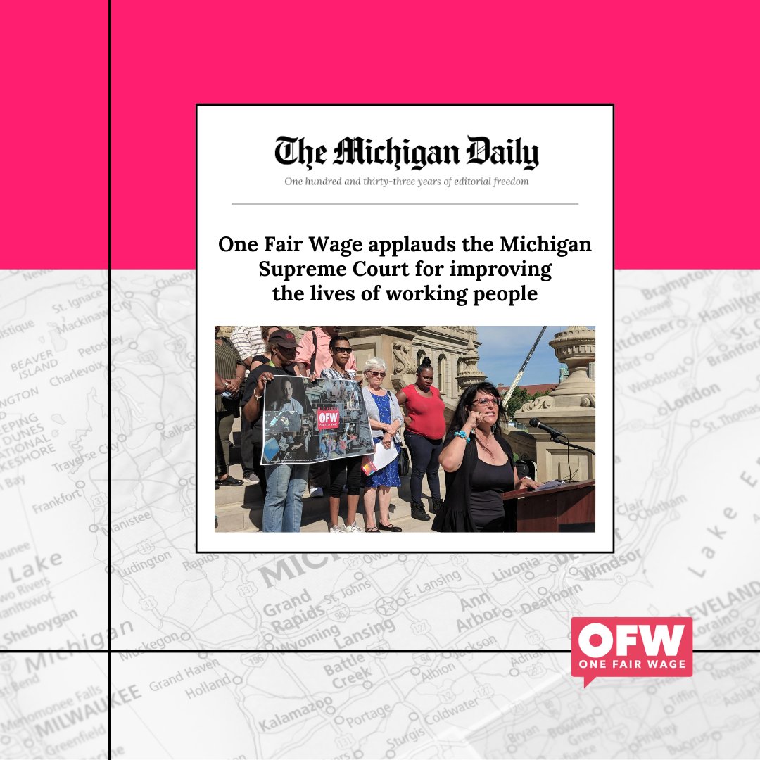 Passing One Fair Wage is a step in the right direction, uplifting and supporting the working-class people in our nation. 

Thank you to the Supreme Court for recognizing and reinforcing what we know to be true: all people deserve a fair, livable wage. ❤️✊🏾