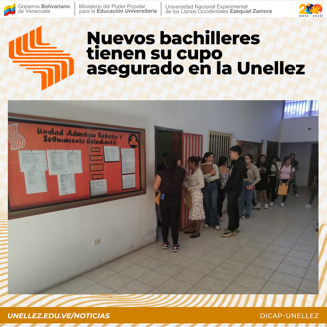 El proceso de inscripciones es para septiembre, en este momento para los nuevos ingresos, la universidad está en espera de que la OPSU asigne los cupos para la institución, posteriormente se decide en cuantas fases se hacen las inscripciones. unellez.edu.ve/noticias/index…