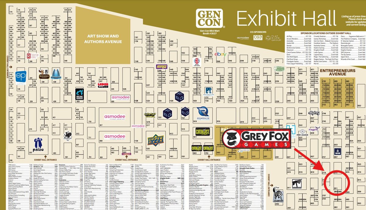 We'll have limited quantities of Last Light, two new small box Midgard games make their debut (Clans of Midgard &amp; Reavers of Midgard: The Card Game) and tons of content from your favorite titles, including Champions, Deception, After the Empire &amp; more!

See you at booth #2811!