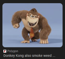 dril's tweet photo. donkey kong also smoke weed https://t.co/GgvBJxeGT3
