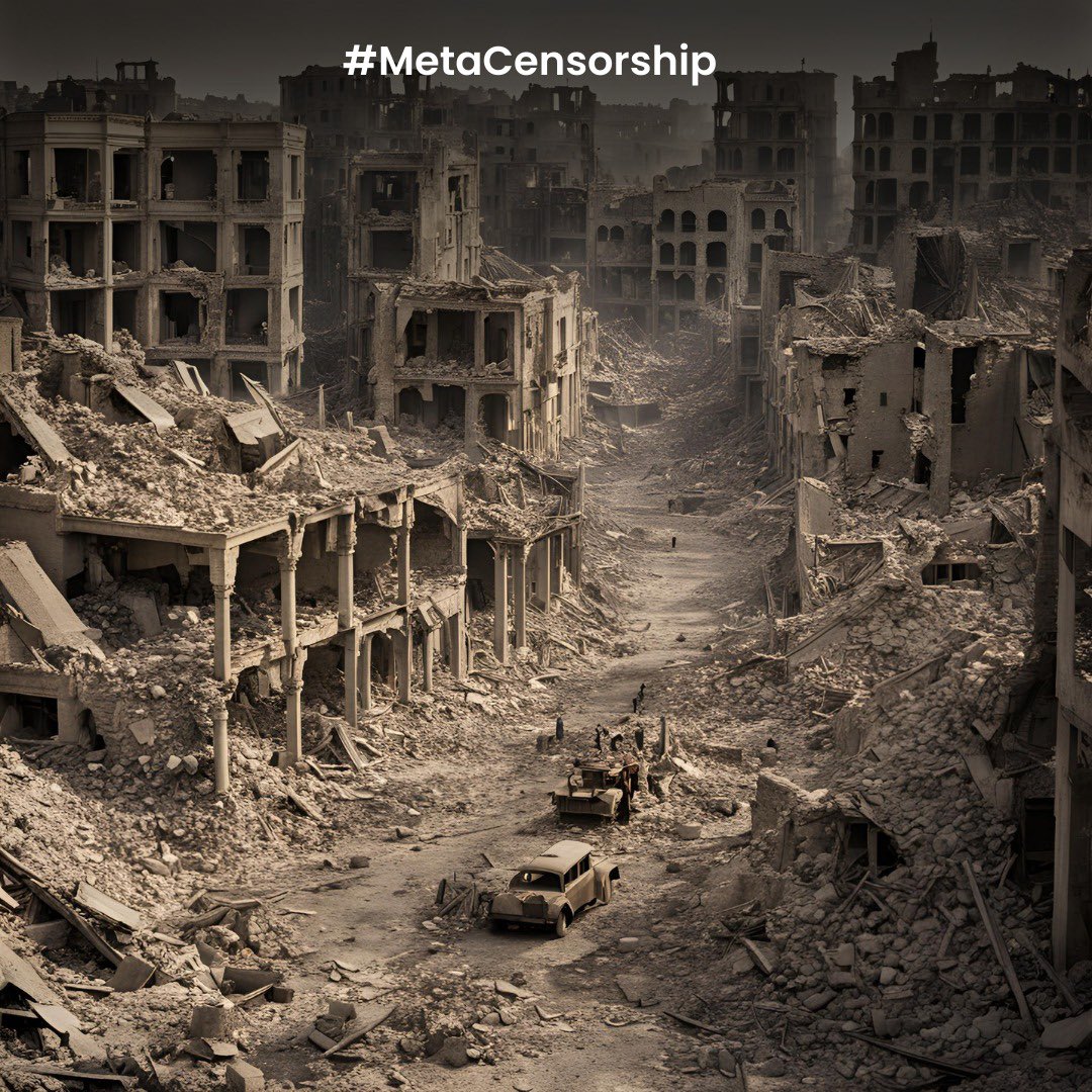 yusufgoncagul's tweet photo. Filistin yanlısı paylaşımlara sistemli sansür uygulayan Meta, taziye mesajlarını kaldırmaya başladı. Bu kabul edilemez. #MetaCensorship

Meta, systematically censoring pro-Palestine posts, has started removing condolence messages. This is unacceptable. #MetaCensorship https://t.co/xzCPDXIai4