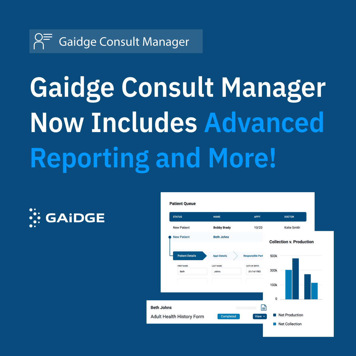 ✨NEW✨ Reports Available in Gaidge Consult Manager! We're excited to introduce a powerful new reporting feature to help you gain deeper insights and optimize your practice.

Learn More: hubs.la/Q02Jt3tp0