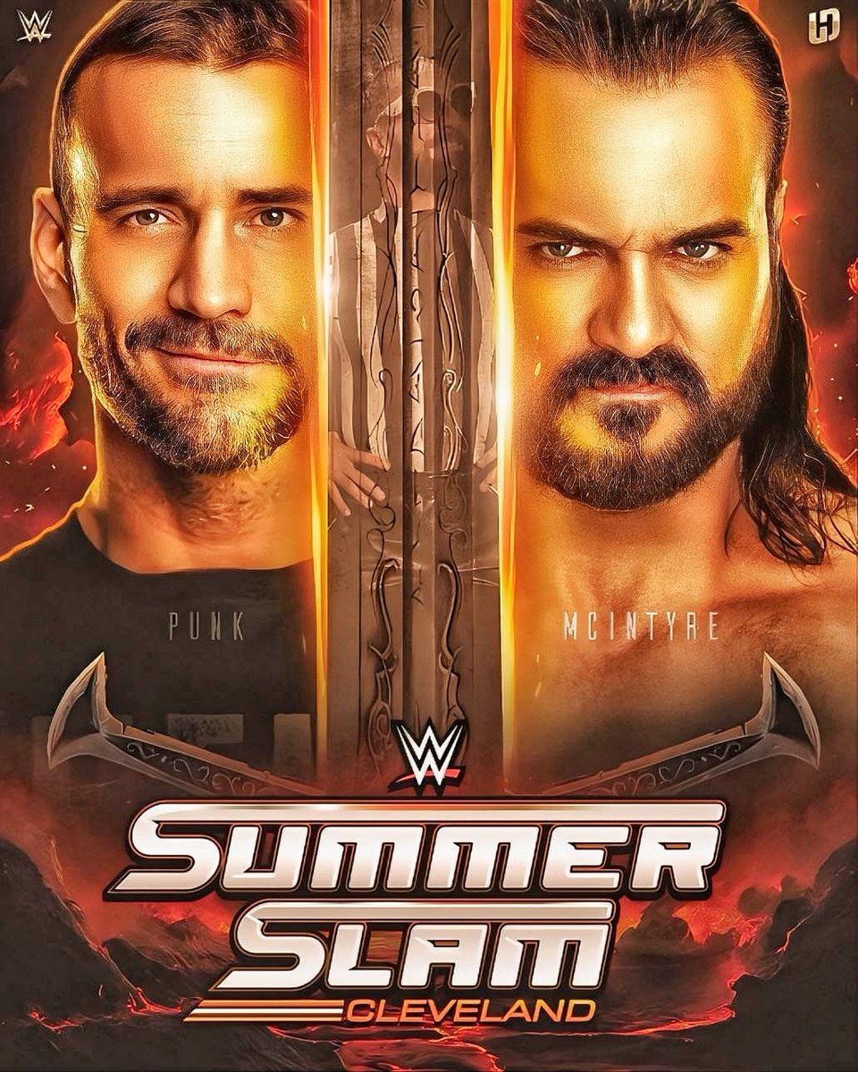 Punk. McIntyre. SummerSlam.
This is gonna be awesome! 🔥
