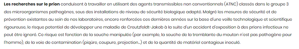 Asso_Emilys's tweet photo. Non, @INRAE_France, ce n'est pas votre "veille technologique et scientifique rigoureuse" qui vous a conduit à renforcer "les mesures de sécurité". C'est le décès de nos deux collègues, Emilie et Pierrette, contaminées par le prion en travaillant pour vous.
https://t.co/Asu80LEkZZ https://t.co/HpHhrQntGb