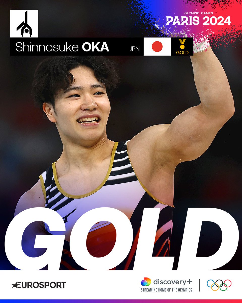 GOLD FOR SHINNOSUKE OKA 🥇

An incredibly tight contest but the Japanese gymnast comes away with gold in the Artistic Gymnastics 🙌

#Paris2024 #Olympics #Gymnastics