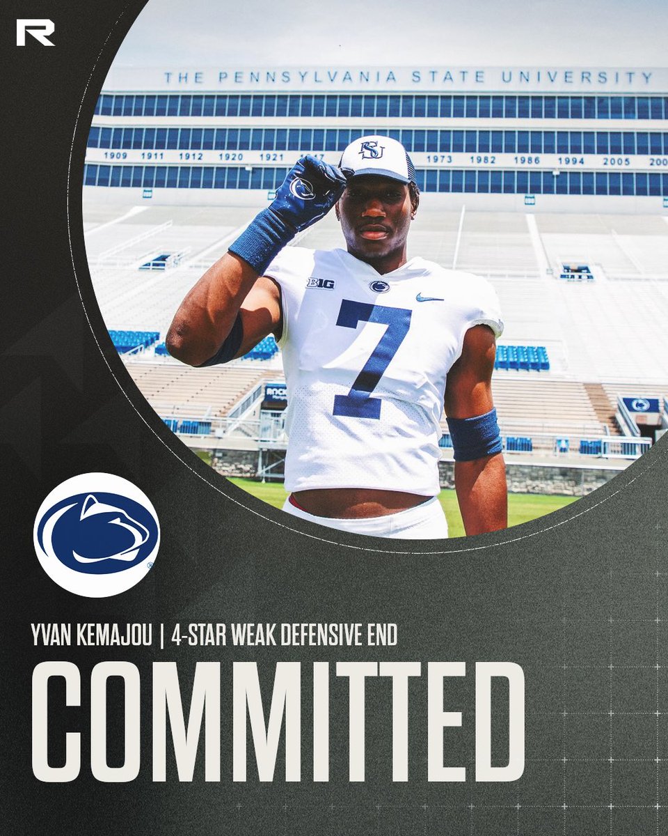 🦁#WeAre....BETTER!🦁

2025 4️⃣⭐️ <a href="/PB300PB300/">Paint Branch Football</a> (MD) defensive end Yvan Kemajou (<a href="/Yvan_Kemajou/">Yvan Kemajou</a>) commits to #PennState‼️ 

👉 tinyurl.com/2uu7vfms