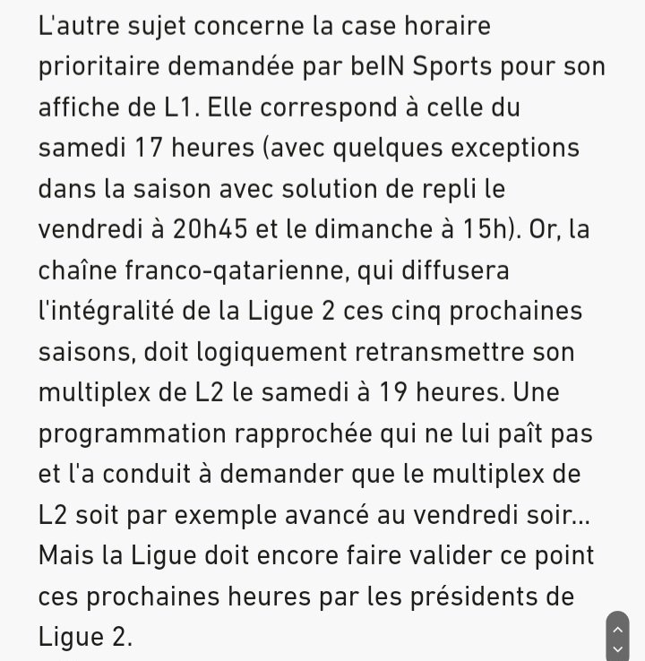 La Ligue 2 en semaine... Vous êtes sérieux <a href="/florenthouzot/">Florent Houzot</a> ? L'objectif est de vider les stades ? Aucun grand pays de football n'a une telle politique.
Catastrophe annoncée.