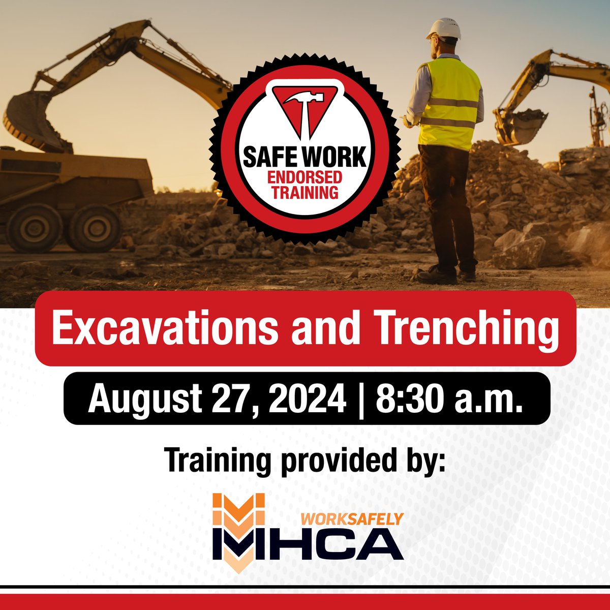 Are you aware of the risks associated with entering an excavation or trench? Take @manitobaheavy's training course and learn how to identify trenching hazards and recognize the protection required. Reserve your spot at bit.ly/3zTmeOF (space is limited). #MBTraining