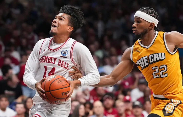 CBKReport's tweet photo. Seeing Tyrell Terry back on the basketball court makes me so happy.

His story:

• Top-80 recruit out of HS, signed with Stanford
• 2019-20 — Got buckets at Stanford, started every game as a freshman, and went one-and-done
• 2020 — Went No. 31 overall in the NBA Draft to the Dallas Mavericks
• 2020-2022 — Tyrell played sparingly for both the Mavericks and Grizzlies but was a stud in the G League
• 2022 — Tyrell suddenly announced his retirement from the game of basketball, citing crippling anxiety as the cause

Today, he just participated in the TBT for Assembly Ball. I hope things are trending up for him ❤️