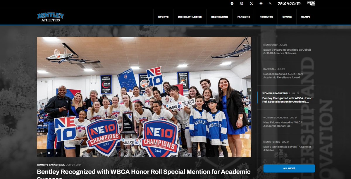 Bentley Athletics tweet media