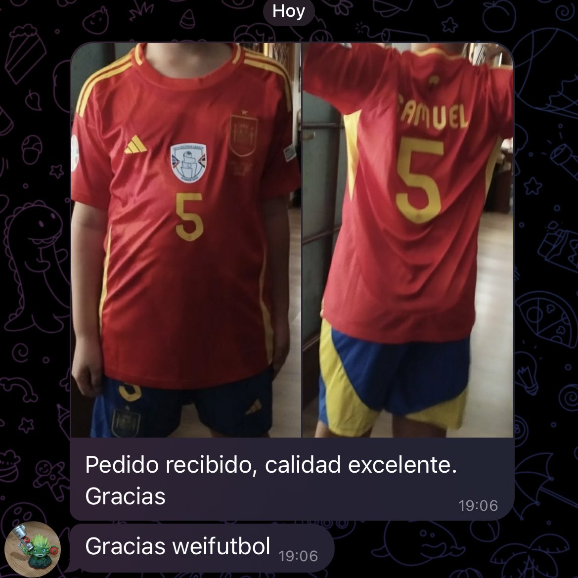 Clientes satisfechos con su pedido ✅

📨 Haz el tuyo por mensaje privado!