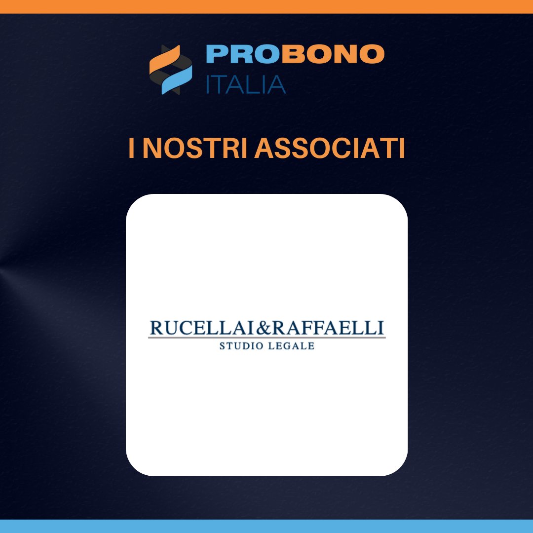 Lo studio legale Rucellai&amp;Raffaelli si unisce a <a href="/ProBonoItalia/">Pro Bono Italia ETS</a>!
Con 3 sedi in Italia e oltre 60 professionisti, contribuiranno alla nostra missione di #assistenzalegalegratuita.

UnisciTi alla nostra causa e diffondi la cultura del #probono in Italia:
👉 probonoitalia.org/it/contatti-av…