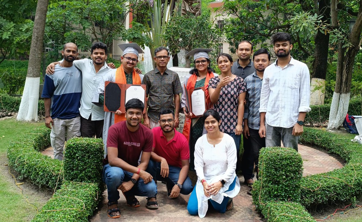 The Morpholino Group (@morpholinolab) on Twitter photo Congratulations to 🎓Dr. Shalini Gupta and 🎓Dr. Abhishek Gupta on their convocation at <a href="/iacskolkata/">Indian Association for the Cultivation of Science</a>'s 4th Convocation on July 31! 🎉 They began as Int. MS-PhD students and now they earned their Doctorate degrees 💐💐✌️✌️. <a href="/SilverOrgano/">Abhishek OrganoDeSilver@96</a> <a href="/Shalini_IACS/">Shalini Gupta</a> #IACS #Convocation Congratulations to 🎓Dr. Shalini Gupta and 🎓Dr. Abhishek Gupta on their convocation at <a href="/iacskolkata/">Indian Association for the Cultivation of Science</a>'s 4th Convocation on July 31! 🎉 They began as Int. MS-PhD students and now they earned their Doctorate degrees 💐💐✌️✌️. <a href="/SilverOrgano/">Abhishek OrganoDeSilver@96</a> <a href="/Shalini_IACS/">Shalini Gupta</a> #IACS #Convocation
