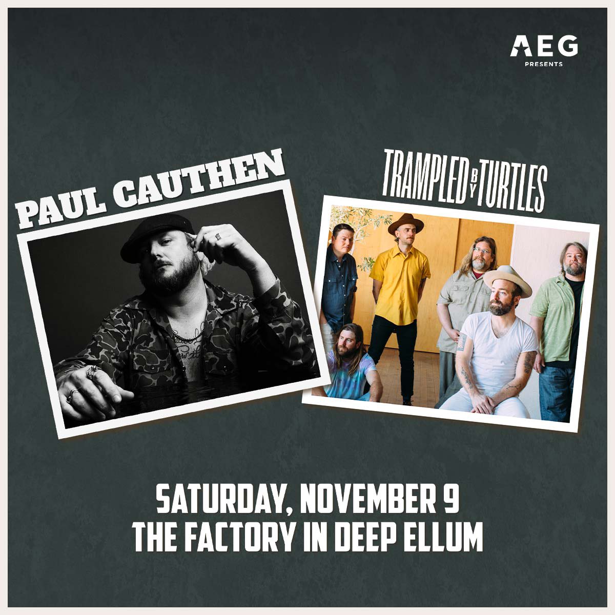 Paul Cauthen (@cauthenmusic) on Twitter photo Me and my friends, <a href="/tbtduluth/">Trampled by Turtles</a>, are heading to <a href="/thefactoryde/">The Factory at Deep Ellum</a> on November 9th. We're gonna share some songs, tell some stories, and have ourselves a good time. Head to the link in my bio to get your tix. We'll see you there ⚡️ Me and my friends, <a href="/tbtduluth/">Trampled by Turtles</a>, are heading to <a href="/thefactoryde/">The Factory at Deep Ellum</a> on November 9th. We're gonna share some songs, tell some stories, and have ourselves a good time. Head to the link in my bio to get your tix. We'll see you there ⚡️