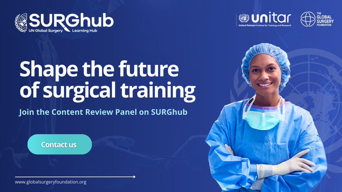 🇺🇳Attention Plastic &amp; Reconstructive Surgeons!

We need your expertise to review &amp; refine training materials for the surgical care community.

Join the SURGhub Content Review Panel.

📧 Email your CV to info@surghub.org
📍 Current members are listed at: surghub.org/about