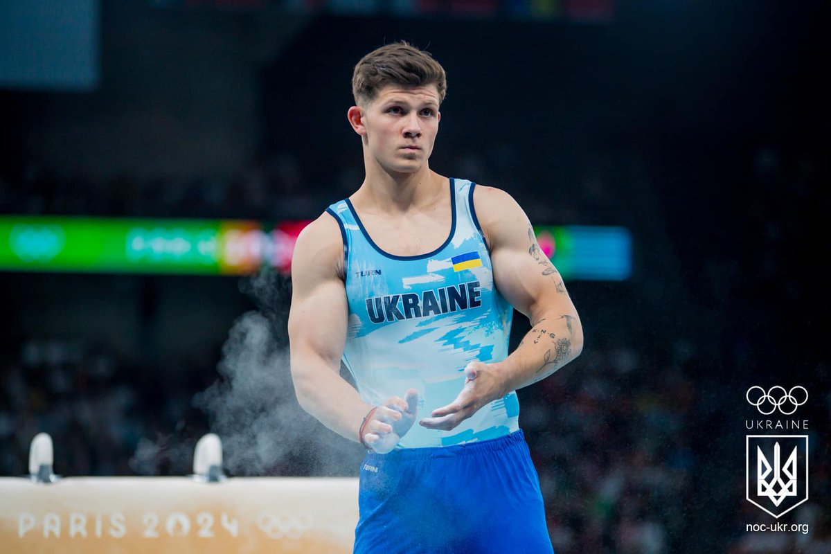 United24media's tweet photo. ⚡ Ukrainian gymnast Illya Kovtun takes 4th place in the individual all-around final at the #Olympics, just 0.199 points from the top three.

Oleh Verniaiev took 8th place in the final.

📷: NOC of Ukraine / Facebook https://t.co/99jr8IROBq