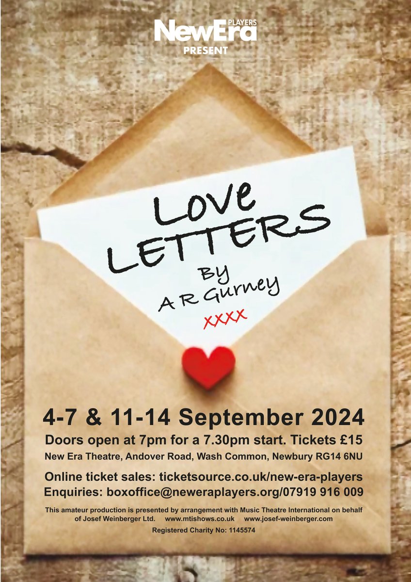 Book your tickets for our forthcoming production! #newburytheatre