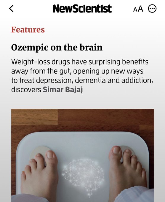 Not them trying to propagate Ozempic as a cure for depression https://t.co/QwMsX8QS8C<a href="/tag/linkinbio"class="tags"><span>#linkinbio</span></a>