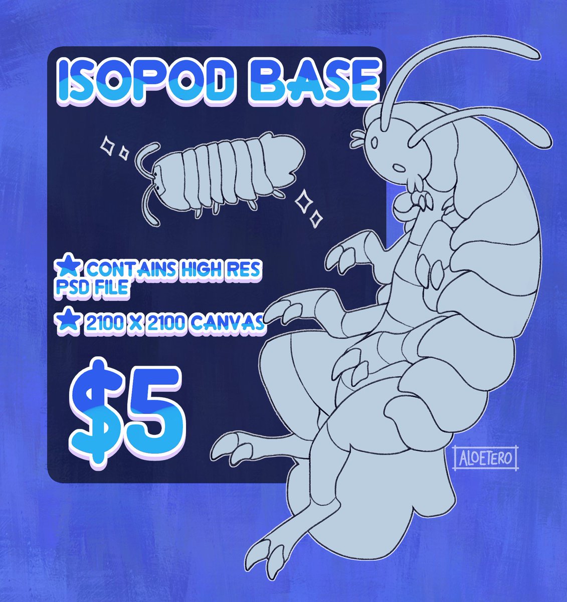 aloetero's tweet photo. 🐛Isopod adopt base is now for sale!🐛 Grab it here: https://t.co/09SaVw6ZYR
|
#furryart #furryfandom #furryartist #art #adoptbase #bugs #digitalart https://t.co/8kcQfzkJHL