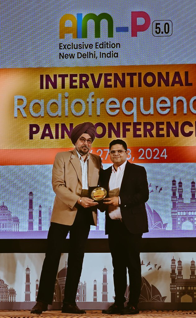 drshovanrath's tweet photo. Privileged to be a part of a great Conference on Radiofrequency Ablation, AIM-P 2024,5.0: Interventional Radiofrequency Pain Conference ...The typical hand picked topics on varied aspects of RFA with insightful sessions &amp; meaningful discussions....
Congratulations  @india_ipsc. https://t.co/TjbtfncC6I