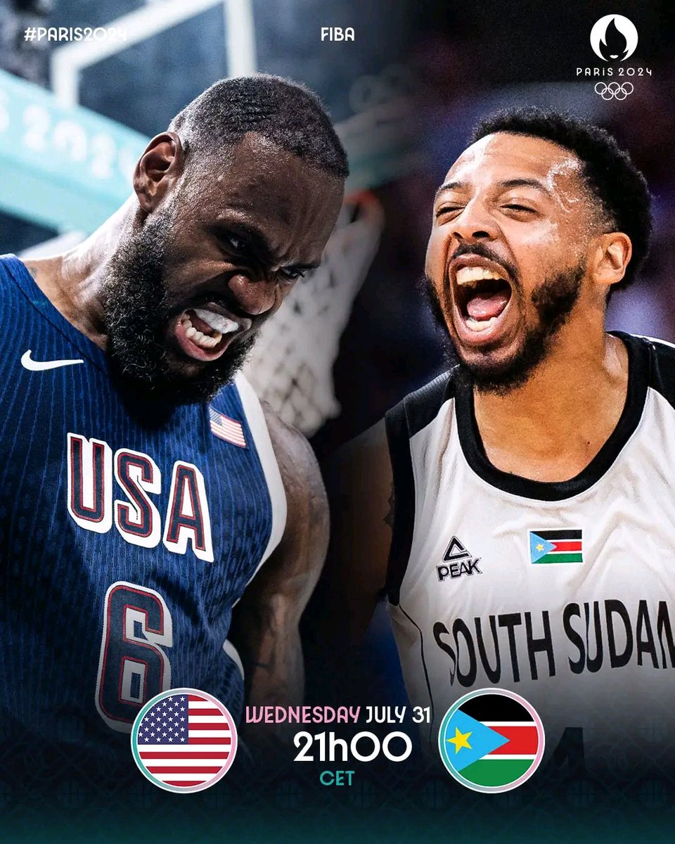 MarataJuan's tweet photo. I am excited to see South Sudan win USA at the FIBA Olympics in Paris tonight. 

Best wishes, South Sudan 🇸🇸 
#SSDVsUSD
#Paris2024 #SSDWIN https://t.co/gKh16Qj9NA