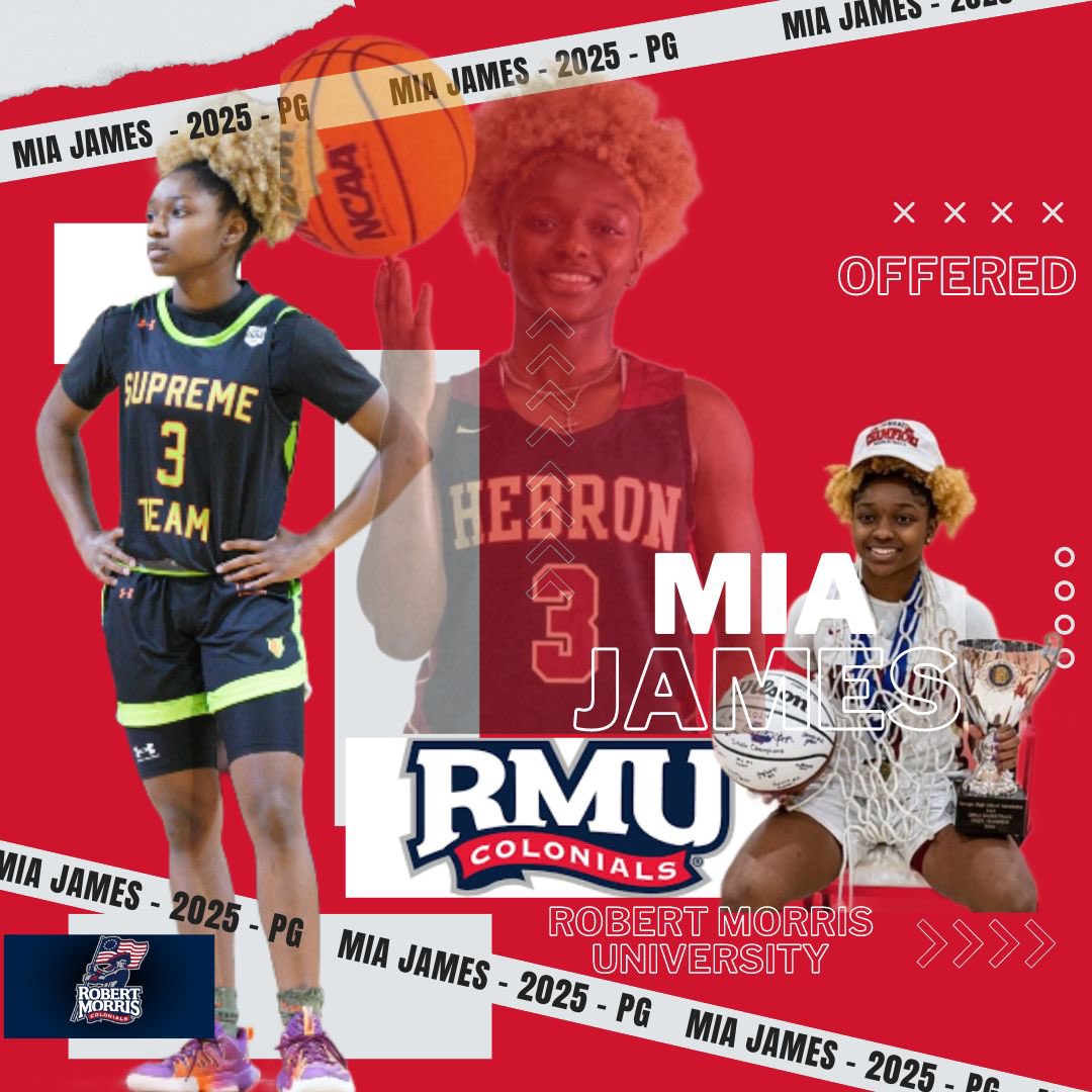 Mia James (MJ) (@iammiaihoopmj) on Twitter photo After a great conversation with <a href="/CoachMcCabe03/">Chandler McCabe</a> and the entire staff, I’m grateful for the offer and opportunity from <a href="/RMUWBasketball/">RMU Basketball</a> After a great conversation with <a href="/CoachMcCabe03/">Chandler McCabe</a> and the entire staff, I’m grateful for the offer and opportunity from <a href="/RMUWBasketball/">RMU Basketball</a>