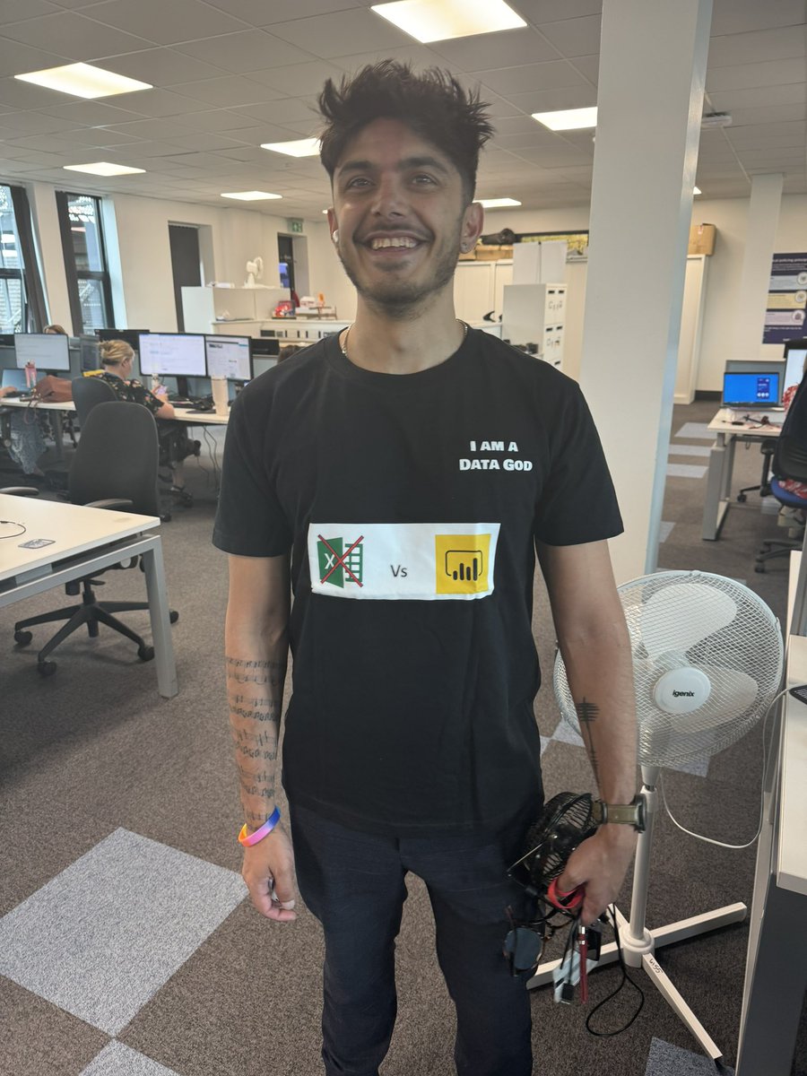 CyclingGM's tweet image. Over 8 months I have worked with the Data Analyst @NorthYorksFire to design a dashboard to measure productivity of crews on station.
@ZakDurrani has taught me so much about data &amp;amp; how this can be used to improve performance 
Today I gave him a gift of my appreciation 
#DataGod