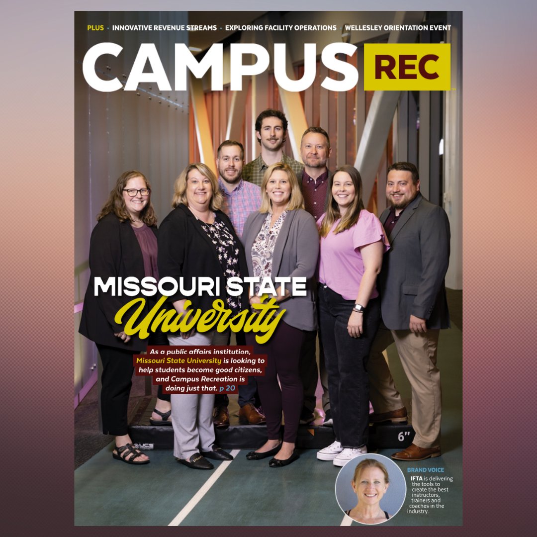 _MSUCampusRec's tweet image. Feeling honored to make the cover of @CampusRecMag where our events, programs, and our fantastic community are highlighted! Visit our LinkTree in the bio for the full scoop!
#GOMaroon #MSUFRC #CampusRecMag