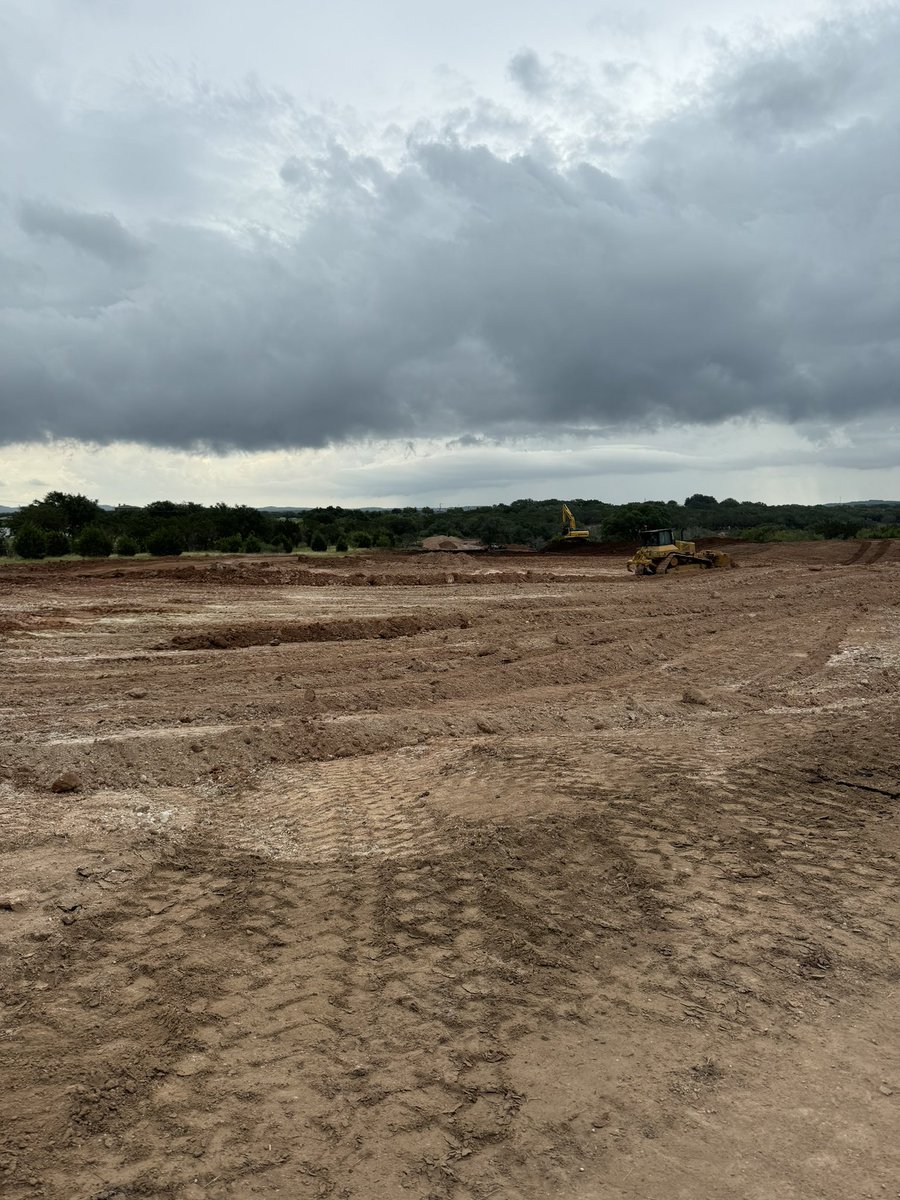 A little bit of grass… and a lot of dirt! Excited to be a part of Loraloma being built from the ground up.