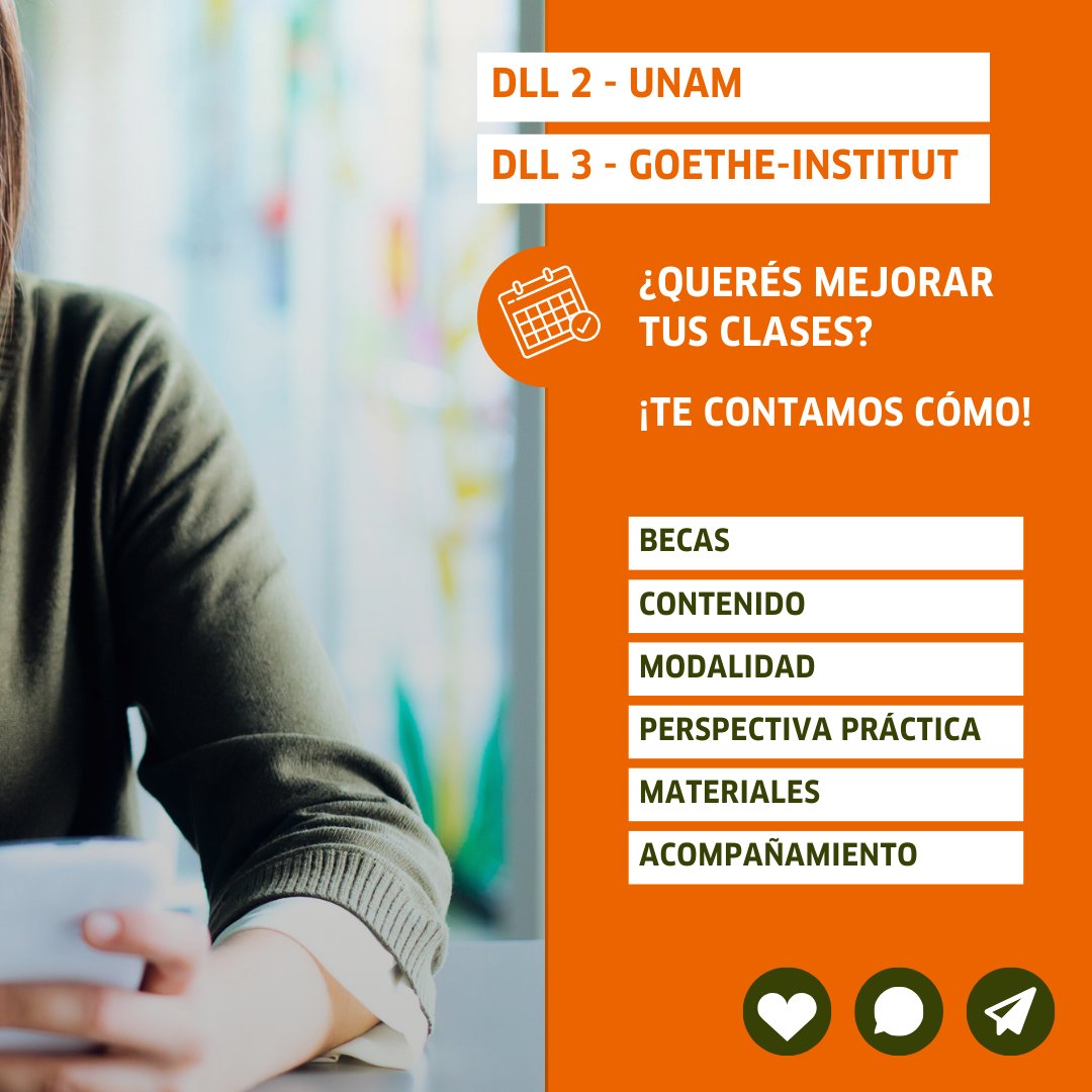 [Charla informativa] ¡Te contamos todo sobre el programa DLL y la posibilidad de aplicar a una beca! ⁣Se presentará el módulos 2 que comenzará en agosto en <a href="/FAyD_UNaM/">FAyD - UNaM</a> : "¿Cómo se aprende alemán como lengua extranjera?".⁣
goethe.de/ins/ar/es/ver.…