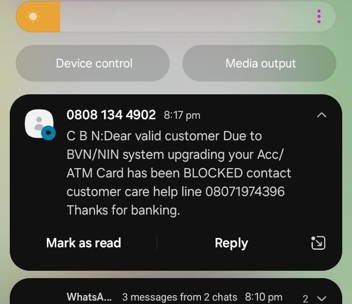 MaryUmoh91's tweet photo. @cenbank Please look into this @cenbank https://t.co/oUYyPnsrrz