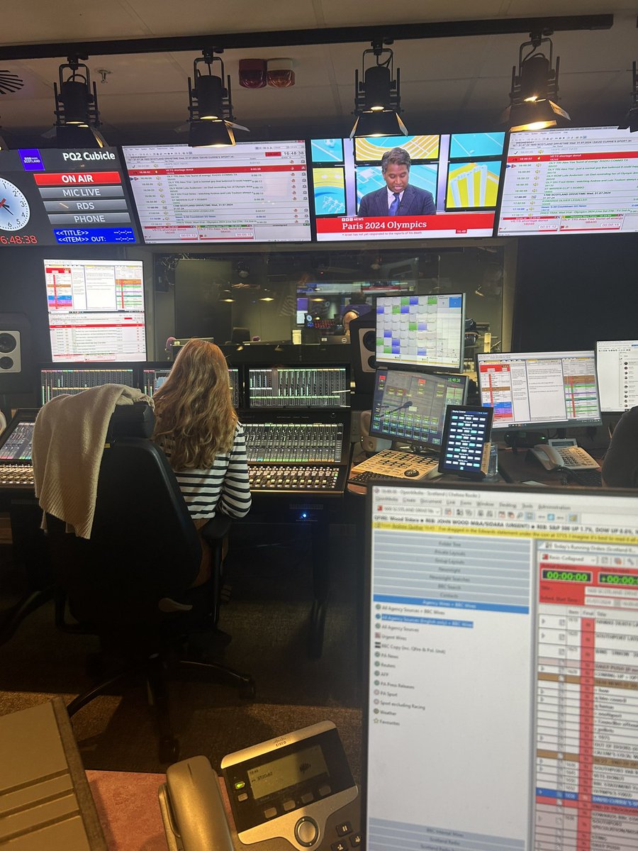 Chelsea Rocks (@chelsearocks__) on Twitter photo Thanks to all the team of <a href="/BBCRadioScot/">BBC Radio Scotland</a> Drivetime night, my first night as Output Producer in the studio
Huw Edwards, Southport latest , bin strikes and what’s next in the Middle East? You can listen back now
bbc.co.uk/sounds/play/m0… Thanks to all the team of <a href="/BBCRadioScot/">BBC Radio Scotland</a> Drivetime night, my first night as Output Producer in the studio
Huw Edwards, Southport latest , bin strikes and what’s next in the Middle East? You can listen back now
bbc.co.uk/sounds/play/m0…