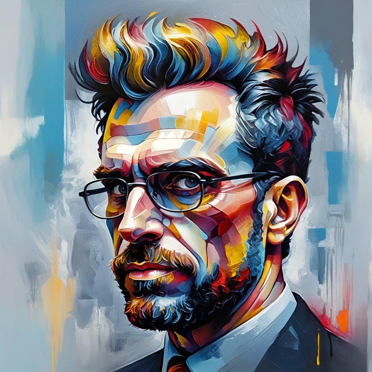andy_corah's tweet photo. Feeling inspired by this evening's creation: "Parametric Strength"—an organic male portrait with unique effects and parametric equations. A mesmerizing blend of art and math. 🌟
#AI #ArtAndMath Sums in the UK 🙂#CreativeFusion #ModernPortraits https://t.co/U7AOhkSkEI