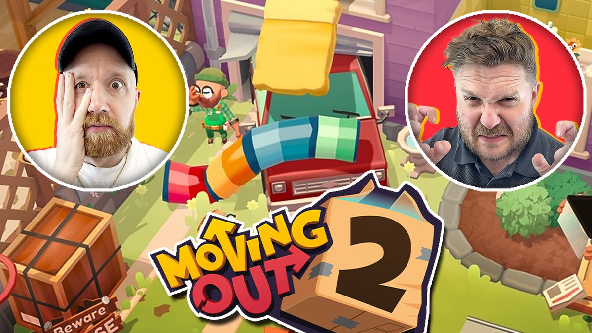They say one of the most stressful things you can do in life is move house. But it’s easier when your friends help you, right? RIGHT? 

Let’s find out as Jon, Blair, Sullivan and Laurie play MOVING OUT 2! 📦 youtube.com/watch?v=3SG6Lw…