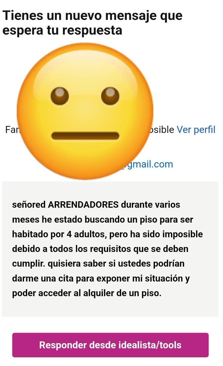 Si fueses el propietario, qué le responderías?