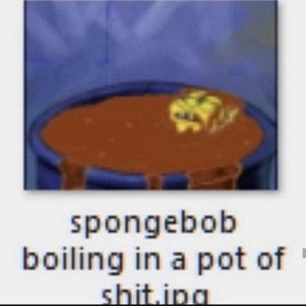 Craftiest_'s tweet image. Why is spongebob bathing in himself! 😂