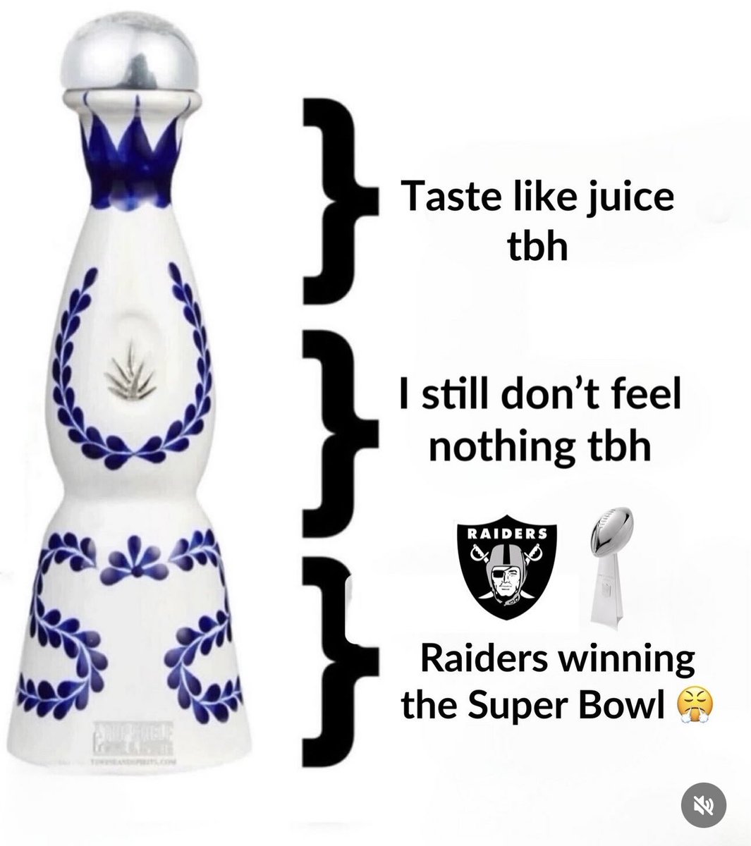 RaidersAQ's tweet image. This is me at every tailgate 🏴‍☠️😂