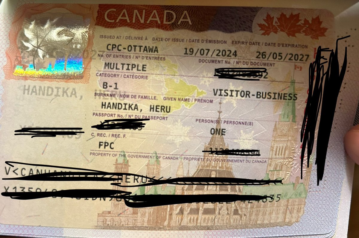 My passport arrived yesterday, and a Canadian visa is attached. The conference also ended yesterday. How convenient. 🤦🏻‍♂️I cannot use it now, as I am living on a graduate assistantship stipend. If I have a chance in the next 3 years, where do you all recommend I visit in Canada?