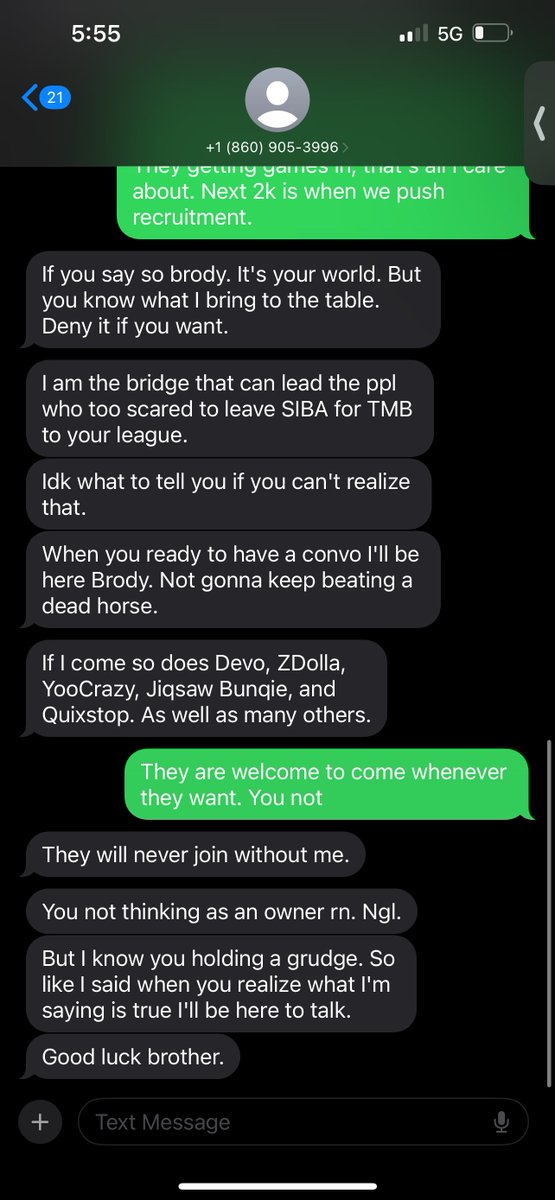 KingCampTV (@kingcamptv) on Twitter photo Yo <a href="/StatenIsland2K/">Staten Island Basketball Association (SIBA)</a> stop mentioning me. I don’t talk to you. You keep spinning narratives about me like a weirdo.
Idc what you or Buck got going on. You made him your right hand man, and when he called my fiancé a n***er and I brought it up to admins, you stepped in and shut it Yo <a href="/StatenIsland2K/">Staten Island Basketball Association (SIBA)</a> stop mentioning me. I don’t talk to you. You keep spinning narratives about me like a weirdo.
Idc what you or Buck got going on. You made him your right hand man, and when he called my fiancé a n***er and I brought it up to admins, you stepped in and shut it