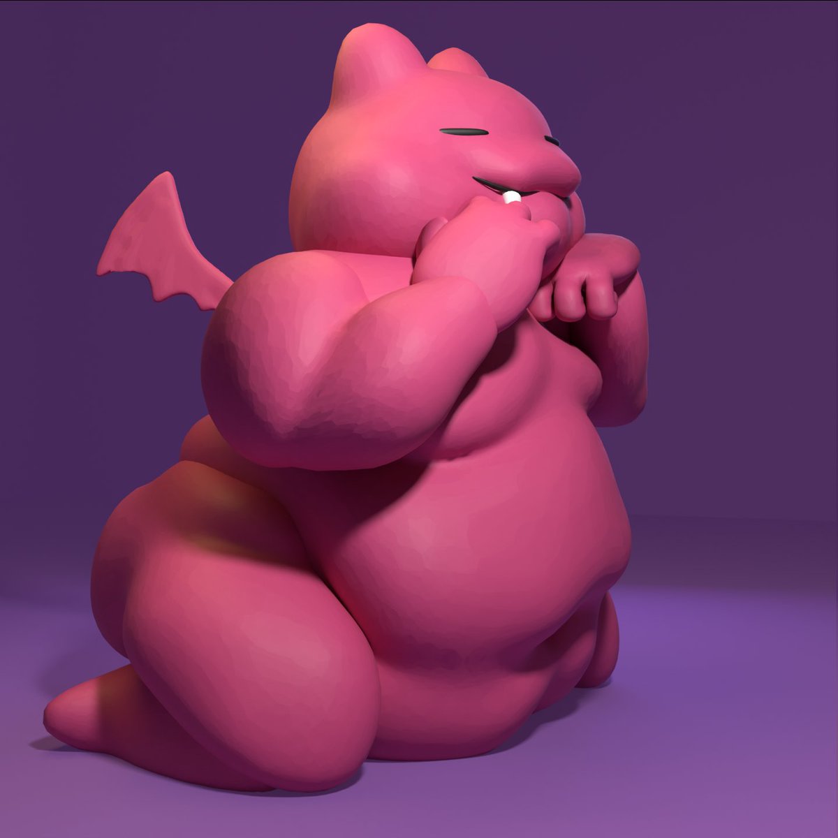 ExtrudedS's tweet photo. @ploomu2 I tend to do mostly human proportions so it was fun to practice something a bit different. I couldn't quite match your wonderful style but they still a fun little goober https://t.co/SQHEge9PAC