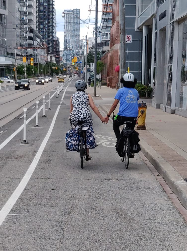 Forever just trying to design bike lanes that I can ride side by side with my favourite person.