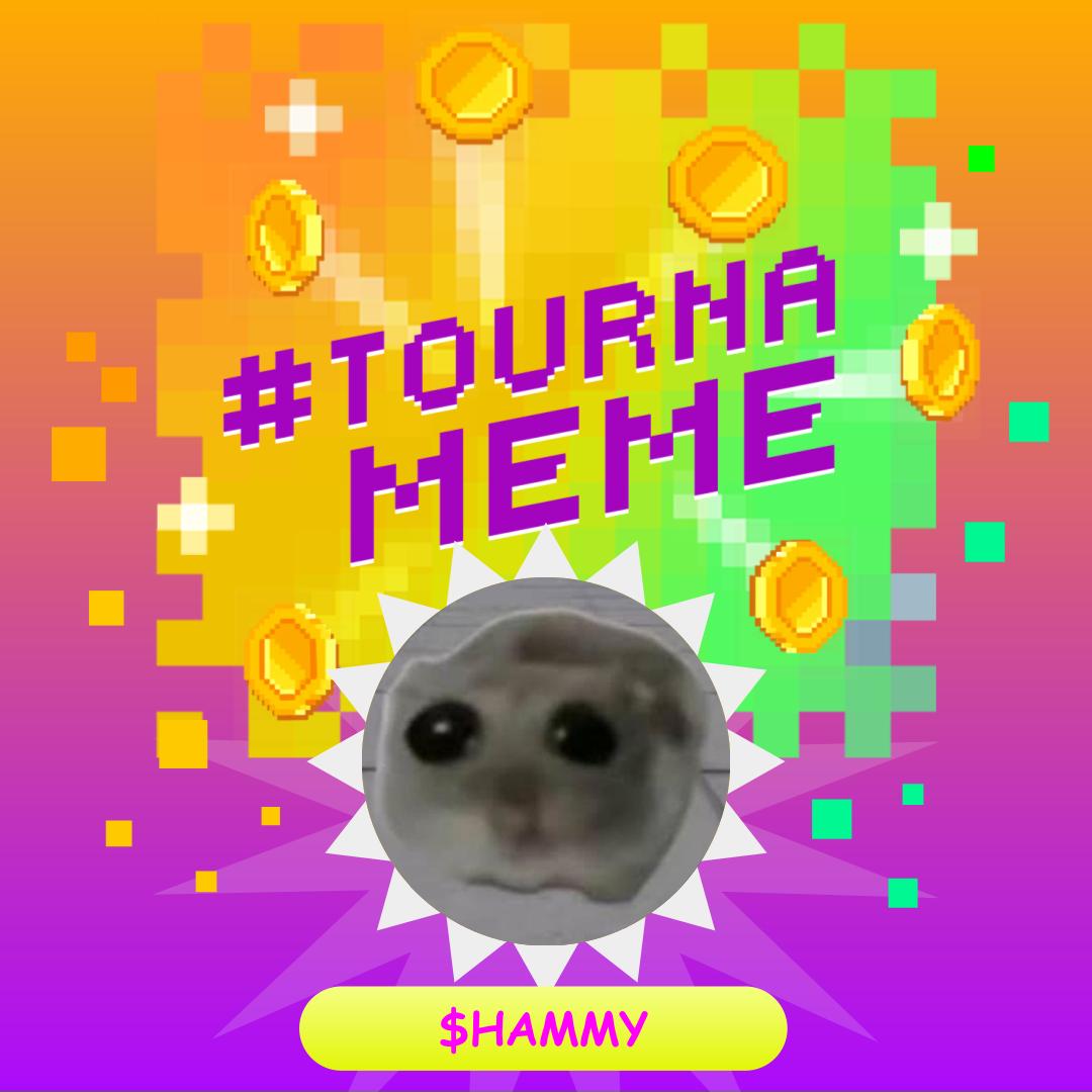 Tournameme 14: SAD HAMSTER!! 🐹😢

EACH PLAYER JOINED = $1 of $HAMMY added to prize pot 💰

Reg open for 72 hours⏳

Follow, like and RT this post for access code via DM 🎟️

Win trending memecoins on TallyUP, more about tournamemes👇

$HAMMY <a href="/HammyCommunity/">Sad Hamster</a> #P2E #memecoin